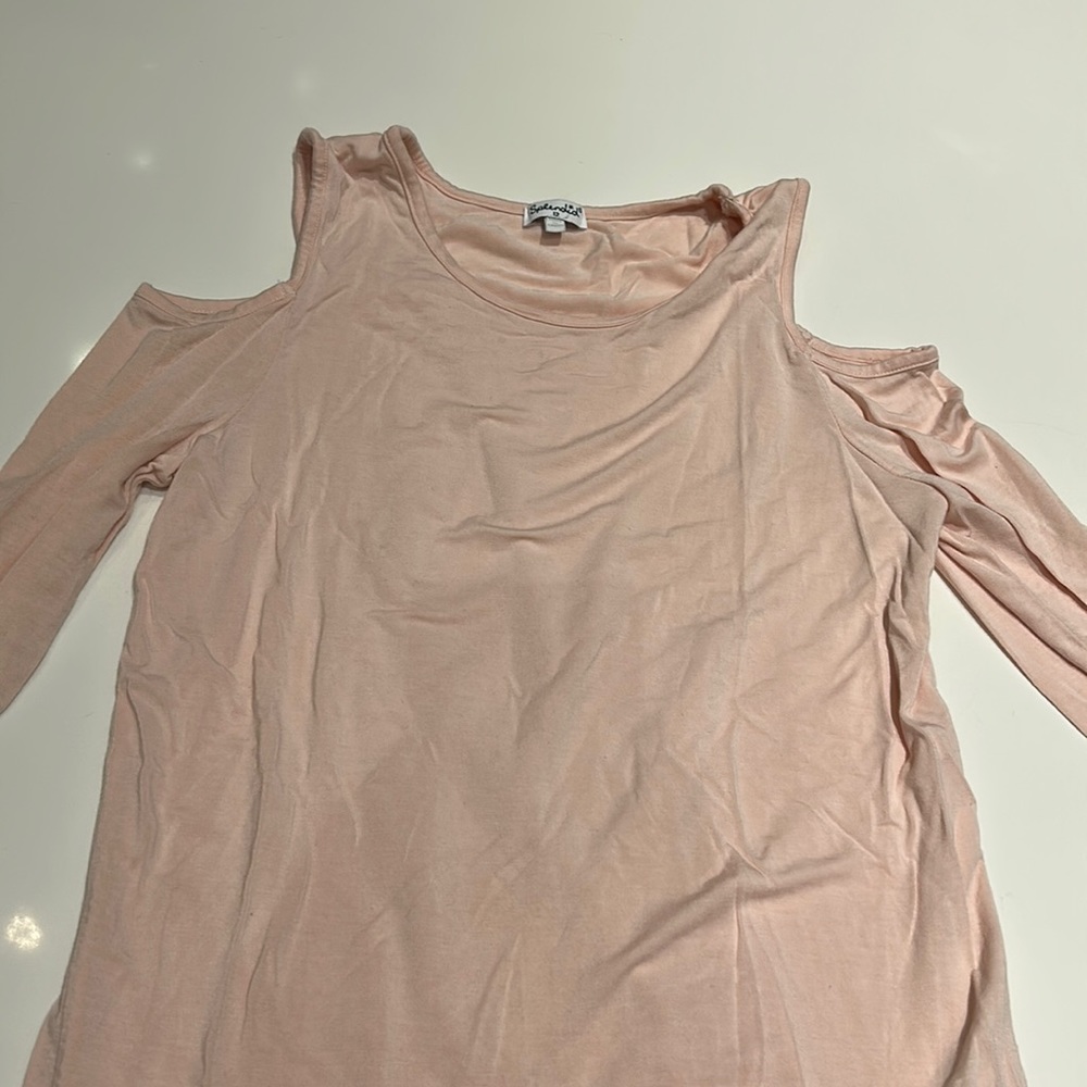 Splendid pink long sleeve tshirt